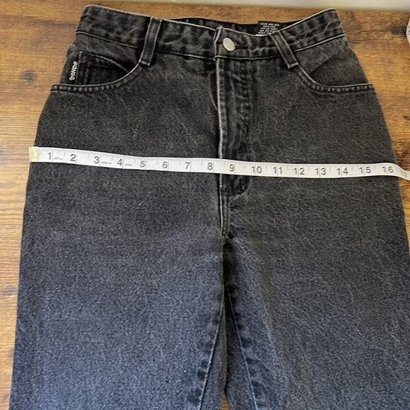 Vintage 90's BONGO "Original Slim Double Black" High Rise Cotton Mom-Jeans - Picture 6 of 13
